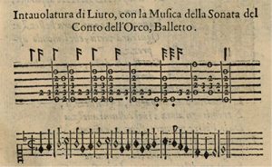 caroso tablature